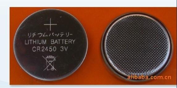 供应纽扣电池三洋SANYO CR2450 3V 纽扣电池图片