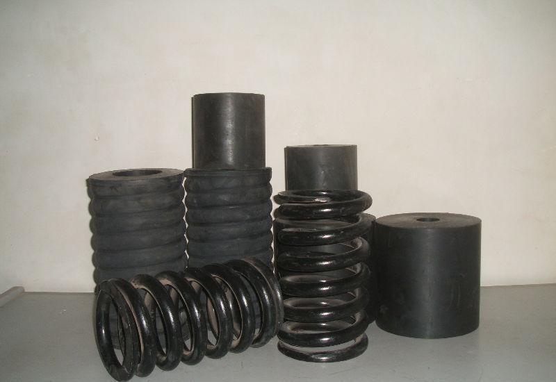 供应专业生产各种型号橡胶弹簧质优价廉