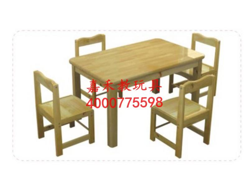 供应嘉禾优质木质幼儿园桌椅价格