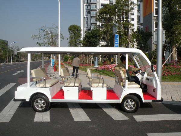 广东广州电动观光车图片