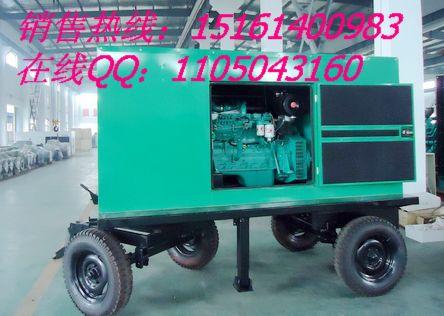贵州备用160千瓦东风康明斯4轮移动拖车式发电机组贵州移动拖车发