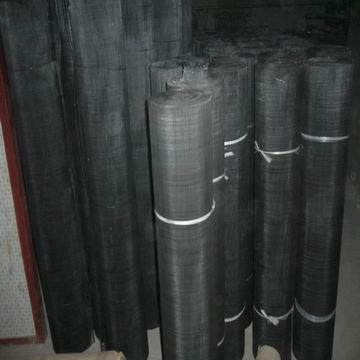 河北现货供应黑丝布，平纹编织黑丝布，席型网，1米宽黑丝布
