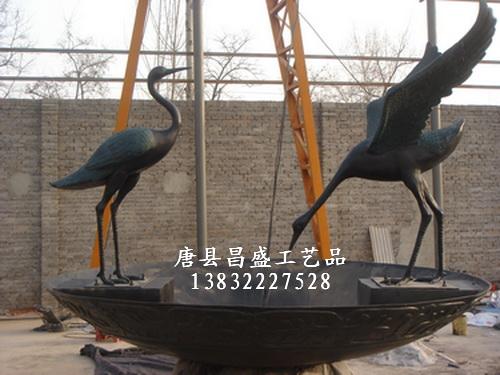 供应铸铜仙鹤雕塑定制，铸铜仙鹤雕塑厂家，铸铜仙鹤雕塑报价