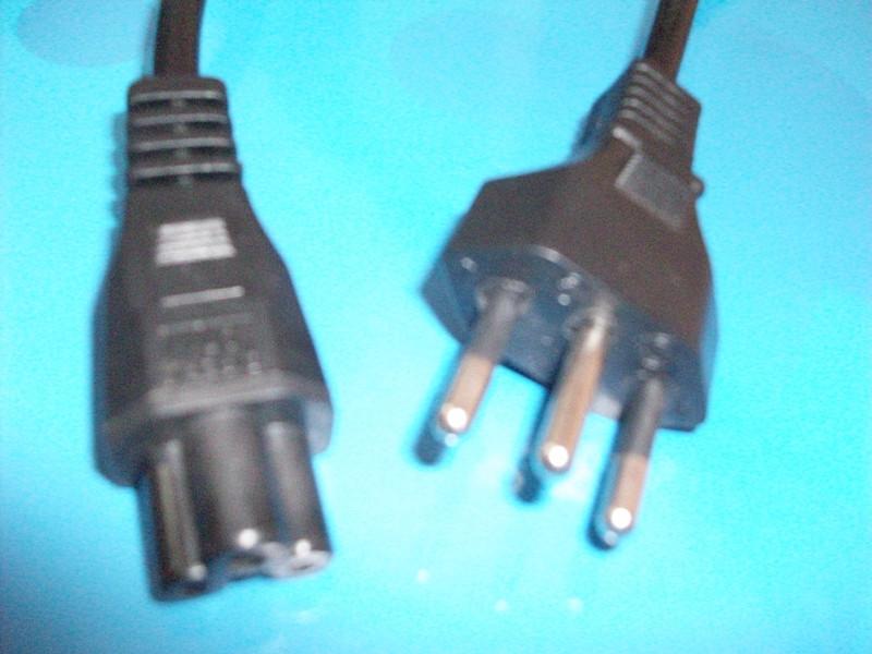 供应巴西插头线巴西插头电源线巴西两芯插头电源线巴西八字尾电源线