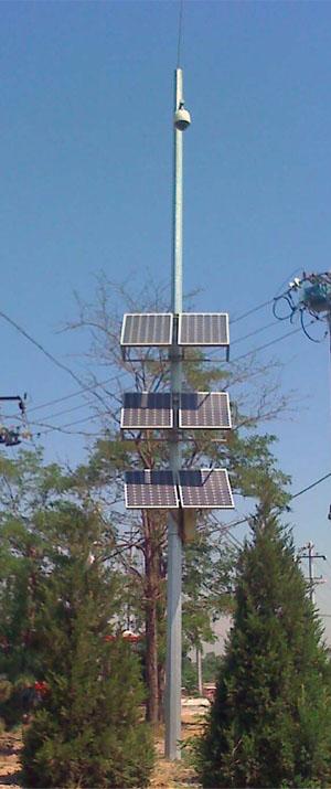 供应太阳能摄像立杆