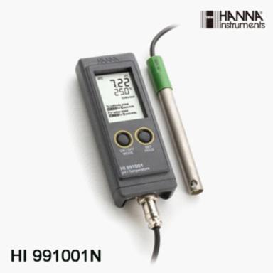 供应HI991001N便携式pH/温度测定仪