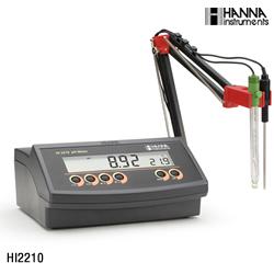 供应HI2210实验室pH/温度测定图片