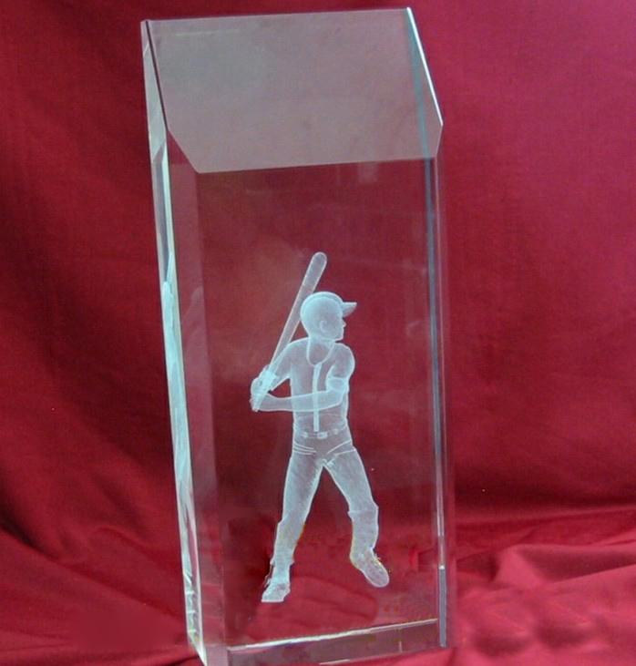 供应棒球奖杯定制，水晶棒球纪念品，棒球纪念品定制摆件，会议纪念品