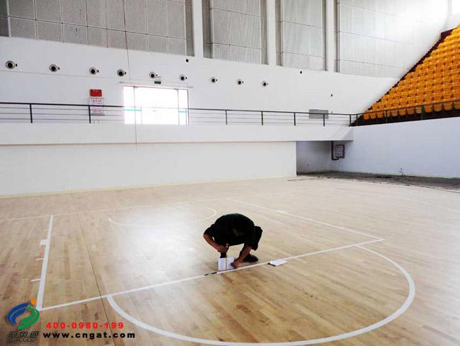 供应篮球馆运动木地板的验收细节