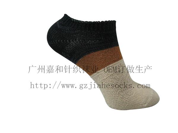 广州市儿童粗线袜子毛线松口男袜厂家供应儿童粗线袜子毛线松口男袜
