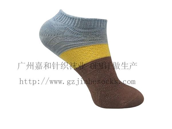 广州市儿童粗线袜子毛线松口男袜厂家