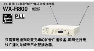 上海供应松下U段WX-R800无线接收器松下无线扩音设备