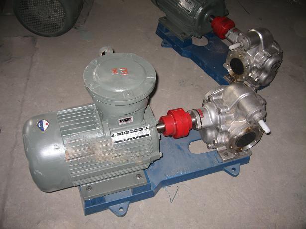 供应天津带阀齿轮泵KCB/不锈钢泵/食品泵/润滑泵/船用泵