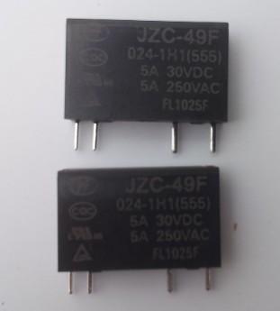 供应宏发继电器JZC-49F-024-1H1(555)