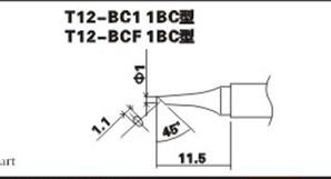 深圳市日本白光T12-C1无铅焊咀厂家