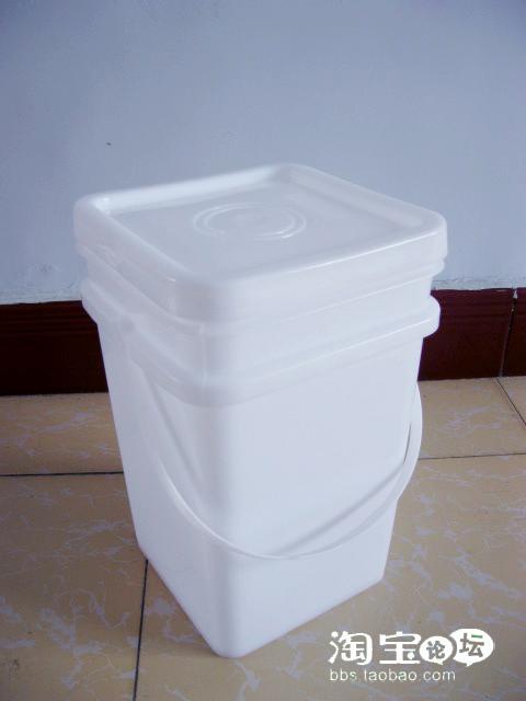 供应16L大口食品级桶16L提拔方形桶16L开口食品包装桶16L