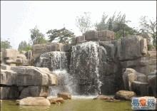 供应江苏生态园假山喷泉防木凉亭长廊