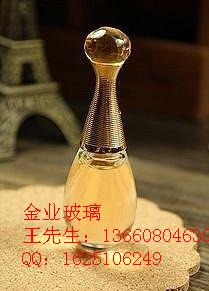 厂家生产异型螺旋口玻璃香水瓶/100ml