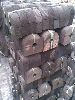 供应苏州木哈夫价格，苏州保温垫木，管道保温垫木，聚氨酯垫木图片