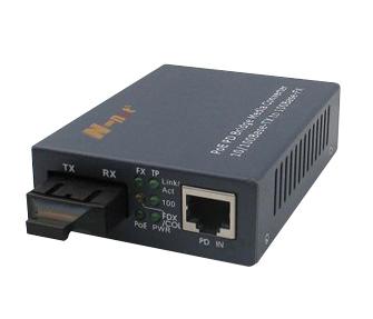 供应光纤收发器山东串口RS-232/422/485转光纤收发器 ST接口单模光端机