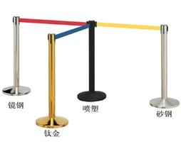 北京市北京银行两米线警戒线金色礼宾杆厂家