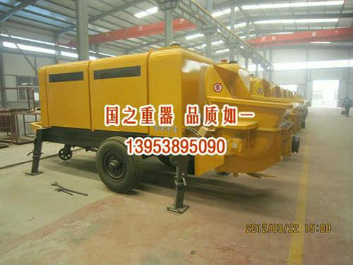 陕西城固县煤矿用泵送式混凝土湿喷机HBT15/06-22矿用混凝土泵