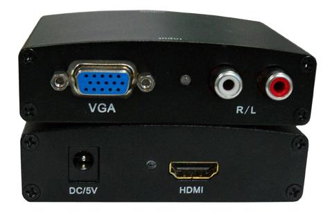 供应广州HDMI转换器HDMI转VGA或低VGA转高HDMI