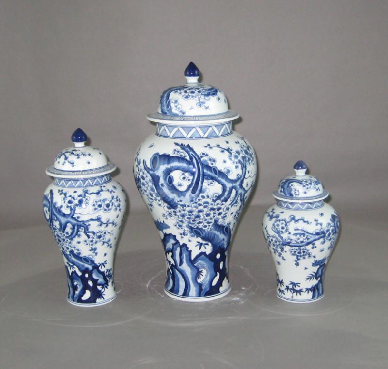 供应青花瓷小型摆件实用陶瓷中药罐，青花瓷茶叶罐，景德镇陶瓷罐子