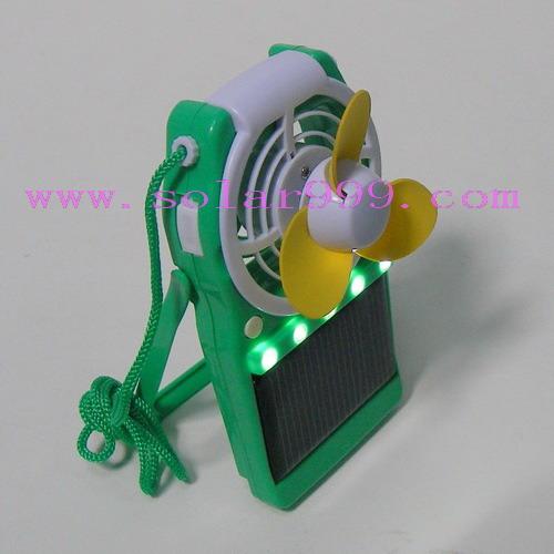供应太阳能LED风扇 USB太阳能充电风扇 太阳能礼品风扇
