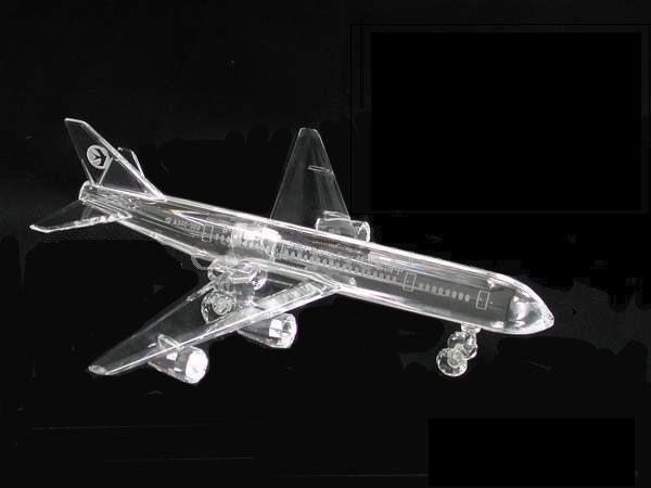西安飞机模型在哪定做水晶飞机批发
