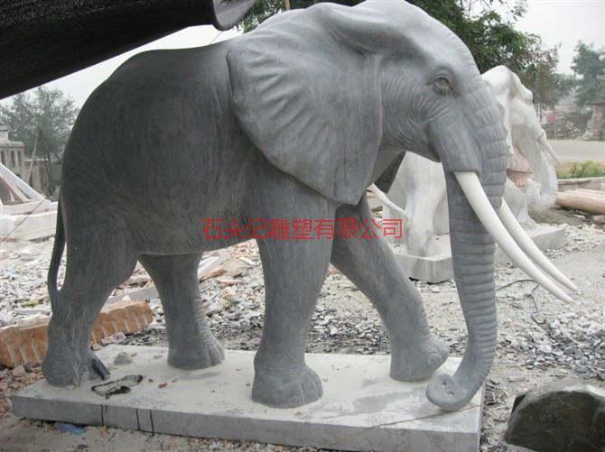 供应黄山市汉白玉大象雕塑/青石大象雕塑/大象雕塑厂家