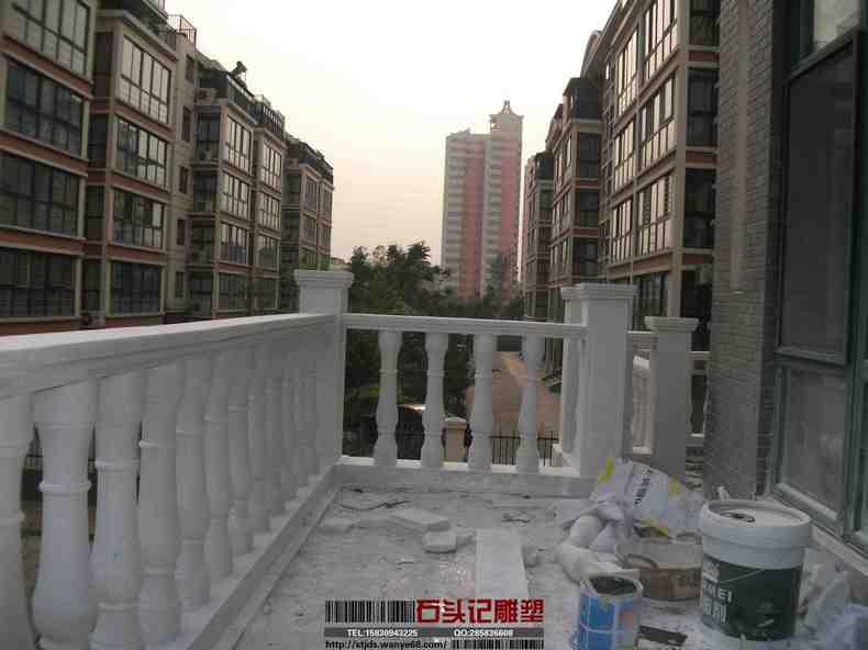 供应枣庄市石雕栏杆/汉白玉栏杆/小桥扶手雕塑图片