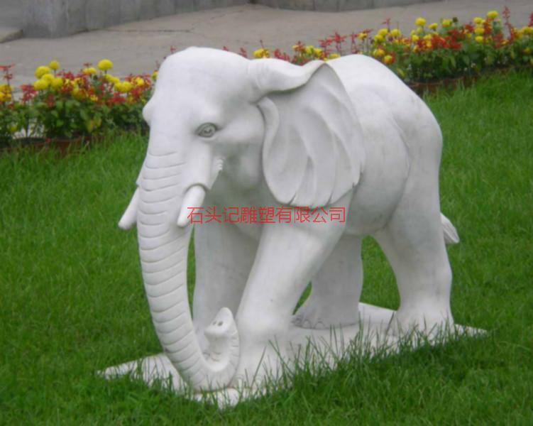 供应哈尔滨汉白玉石像雕塑/汉白玉石像雕塑价格/石雕大象直销商