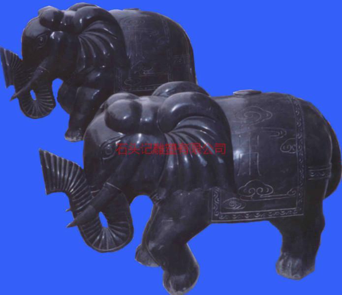 供应青石大象雕塑/汉白玉石狮雕塑/麒麟雕塑