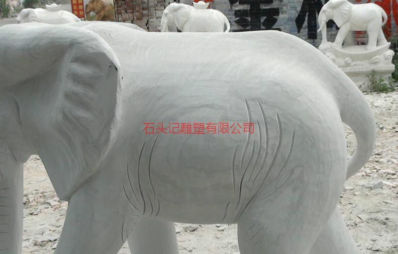 滨州市各种大象石雕/汉白玉雕塑/批发