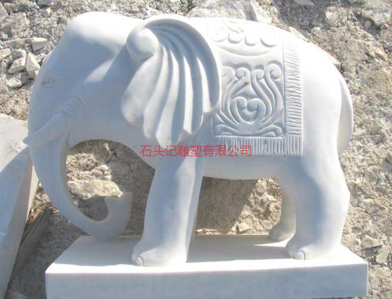 供应铁力市汉白玉大象雕塑厂家/大象雕塑价格/汉白玉大象雕塑价格