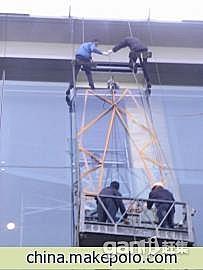 广州高楼大厦外墙吊装玻璃更换玻璃//拆除玻璃、超大玻璃高空吊装