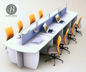 供应屏风卡位组合PF5003，广州屏风办公桌优质生产厂家首选佰正家具
