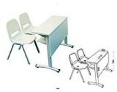 供应学生课桌椅K05，教室课桌椅定做，学生课桌椅尺寸，佰正家具厂
