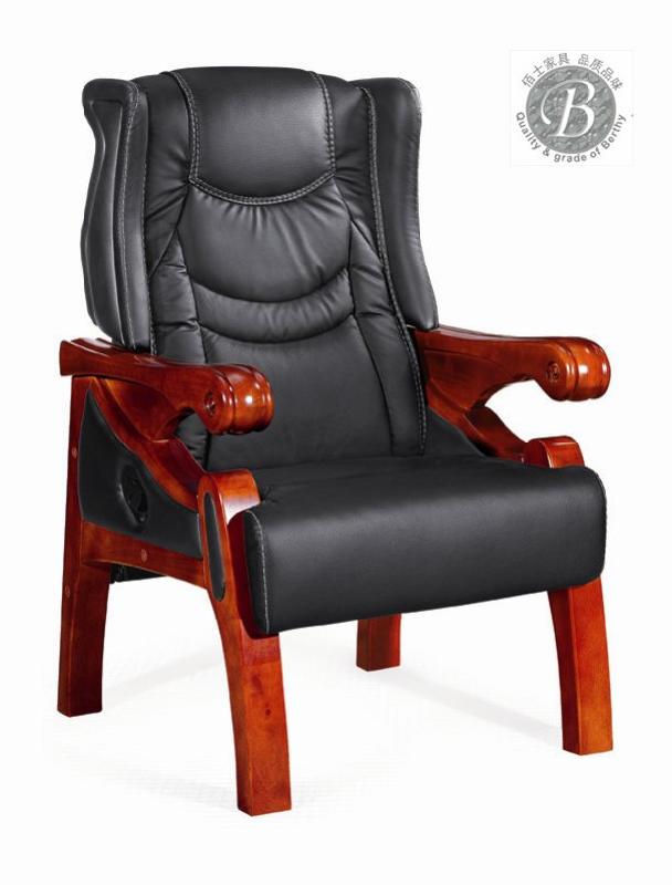 供应传统真皮会议椅D282，定做广州传统真皮会议椅，真皮会议椅图