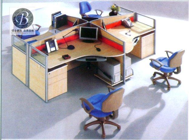 供应屏风卡位组合PF4033，广州屏风办公桌优质生产厂家首选佰正家具