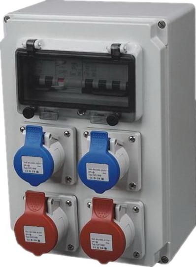 供应曼奈柯斯MXBOX02014防尘电源插座箱/防水电源检修箱