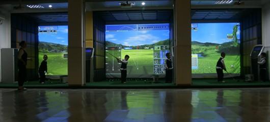 供应教学室内模拟高尔夫设备，教学室内模拟高尔夫系统