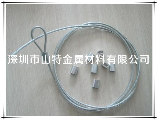 透明PVC包胶钢丝绳生产厂家批发