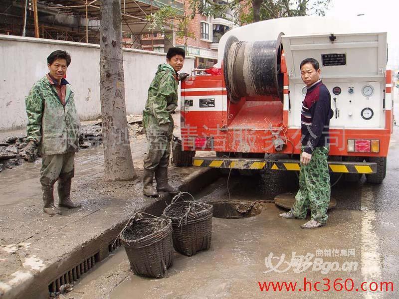 供应南京市政雨水污水管道高压清洗疏通清理化粪池抽粪吸粪疏通下水道图片