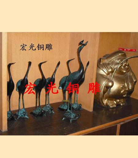 供应仙鹤动物雕塑作品