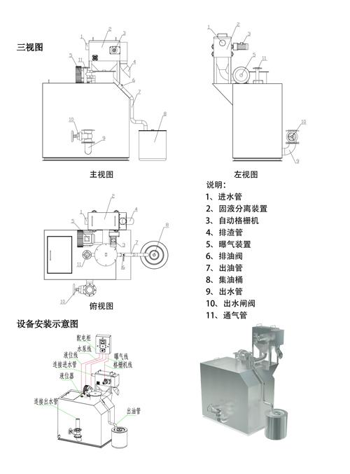 北京市厨用隔油器/油水分离设备厂家供应厨用隔油器/油水分离设备
