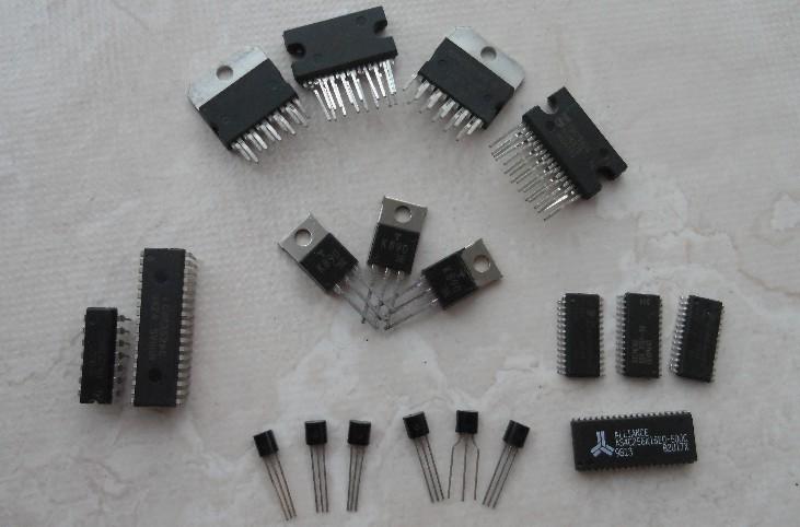 回收工厂电子呆料集成电路IC 二三极管 LED 继电器图片