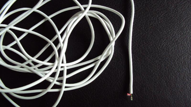 深圳市白色编织对讲机耳机线厂家供应白色编织对讲机耳机线