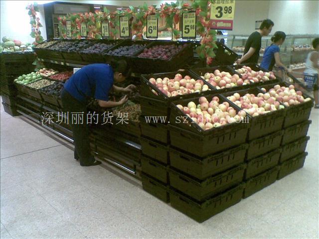 深圳超市水果货架现货配送图片
